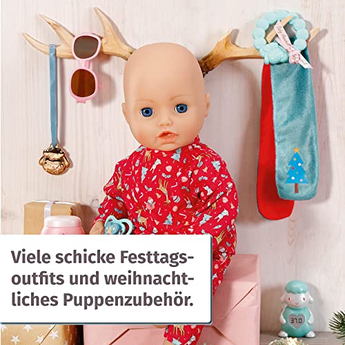 Zapf Creation 705445 Baby Annabell Advent Calendar - Puppenadventskalender mit 24 Überaschungen bestehend aus Kleidungsstücken und Accessoires für Baby Annabell