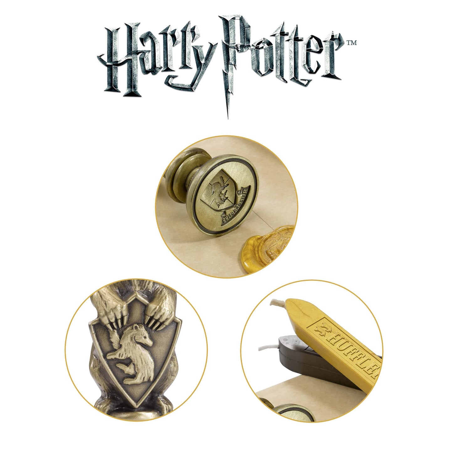 The Noble Collection Hufflepuff Wachssiegel Harry Potter