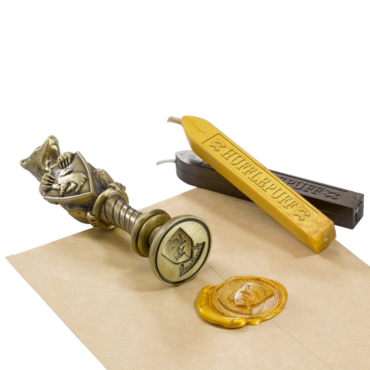 The Noble Collection Hufflepuff Wachssiegel Harry Potter