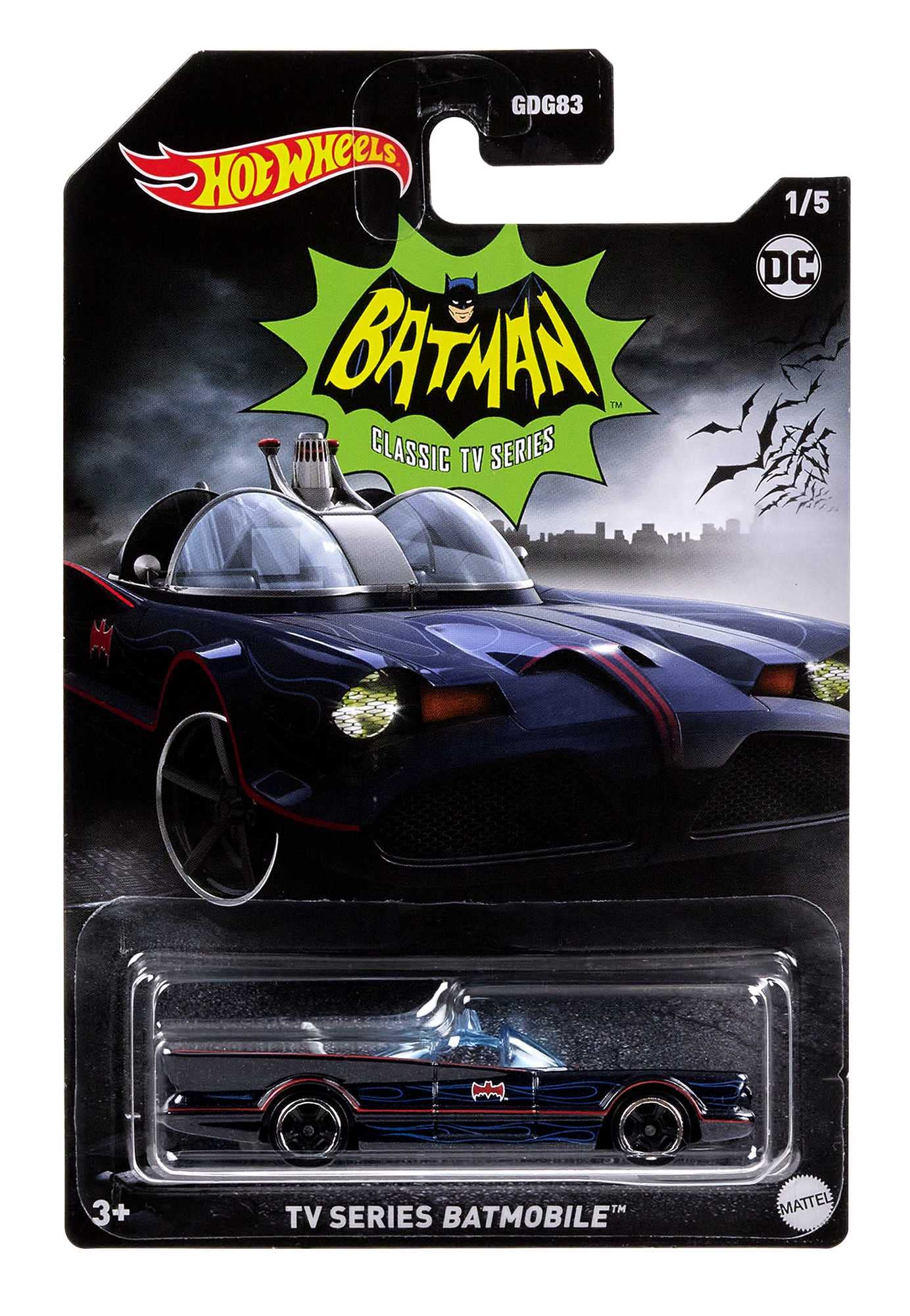 Hot Wheels Batmobil, 1 Spielzeugauto im Maßstab 1:64, DC Batmobil Sammelfahrzeug, Spielzeug für Batman-Fans und Kinder, HMV72