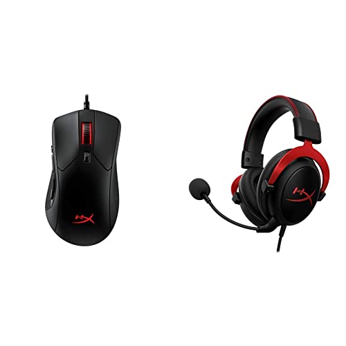 HyperX Pulsefire FPS Gaming-Maus, Pixart 3310 Sensor, vier voreingestellte DPI-Einstellungen 400-800-1600-3200, 6 Tasten