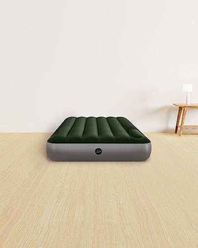 Intex Dura-Beam Standard-Serie Luftmatratze, tragbar, aufblasbar mit integrierter Fußpumpe, Doppelgröße