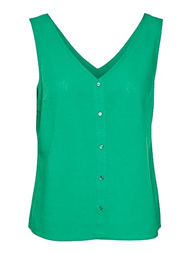 VERO MODA Damen Vmmymilo Sl V-Neck Shirt WVN Ga Top