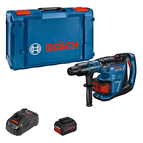 Bosch Professional BITURBO Akku-Bohrhammer GBH 18V-40 C (mit SDS max, 9,0 J Schlagenergie, ohne Akkus und Ladegerät, in XL-BOXX)
