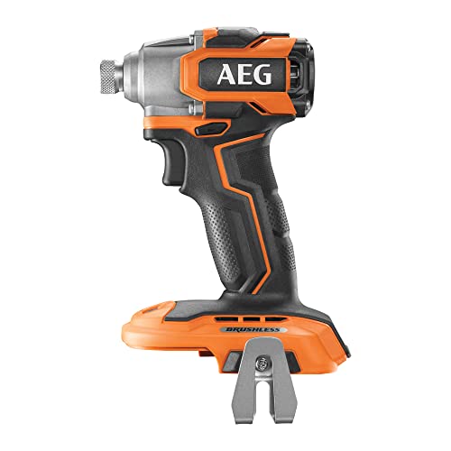 AEG PRO 18V Subcompact Brushless Schlagschrauber BSS 18SBL-0 (Leerlaufdrehzahl 0-2900 min-1, Schlagzahl 4200 min-1, Max. Drehmoment 200 Nm, ohne Akku und Ladegerät)