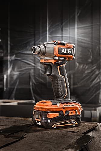 AEG PRO 18V Subcompact Brushless Schlagschrauber BSS 18SBL-0 (Leerlaufdrehzahl 0-2900 min-1, Schlagzahl 4200 min-1, Max. Drehmoment 200 Nm, ohne Akku und Ladegerät)