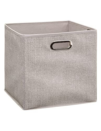 5five Simply Smart Textil Aufbewahrungsbox, Kleiderbox, 31 x 31 cm, gelb