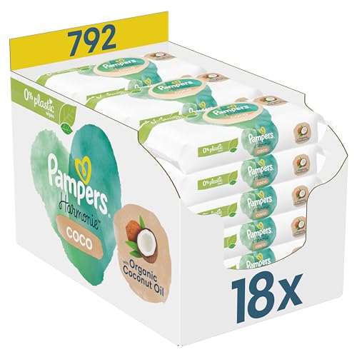 (New) Pampers Feuchte Tücher Coconut ECom 18x