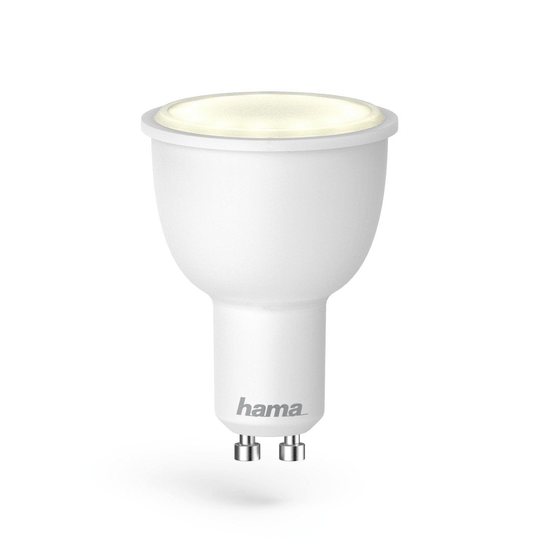 Hama GU10 Wi-Fi LED-Lampe, 4,5W (ohne Hub, dimmbar, gesteuert via Alexa/Google Home/App/IFTTT, 2,4GHz, 2700K/warmweiß/RGB-Farben) WLAN Lampe, Echo/Echo Dot/Echo Spot/Echo Plus/Echo Show kompatibel