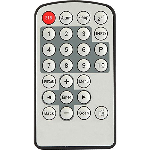 IMPERIAL DABMAN 100 - Digitalradio (Radio, DAB+ / DAB / UKW, Aux In, Holzgehäuse, Wecker, LCD-Display)