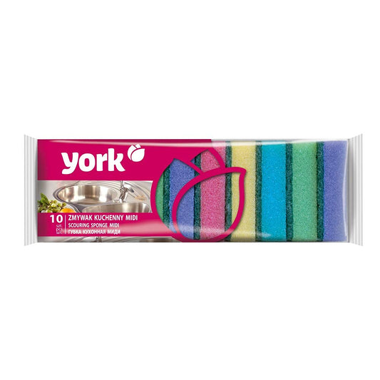 York YZMYMIDI Küchenschwamm Midi, 10 St, 80x50x25 mm Größe