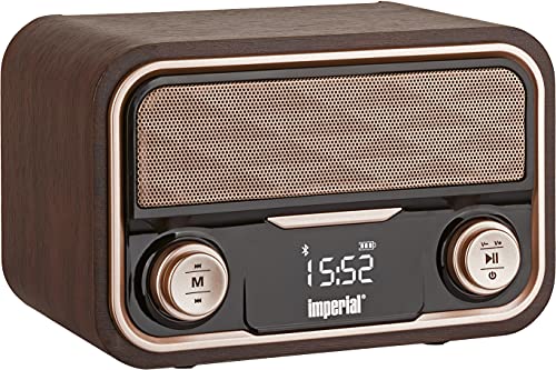 Imperial Nostalgie-Stereo-Lautsprecher/Radio BEATSMAN Retro, UKW, Bluetooth, Akku