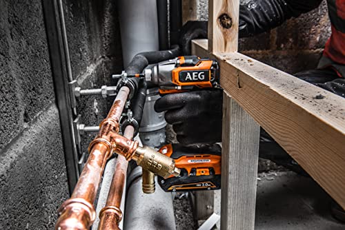 AEG PRO 18V Subcompact Brushless Schlagschrauber BSS 18SBL-0 (Leerlaufdrehzahl 0-2900 min-1, Schlagzahl 4200 min-1, Max. Drehmoment 200 Nm, ohne Akku und Ladegerät)