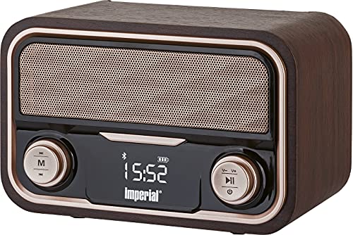 Imperial Nostalgie-Stereo-Lautsprecher/Radio BEATSMAN Retro, UKW, Bluetooth, Akku