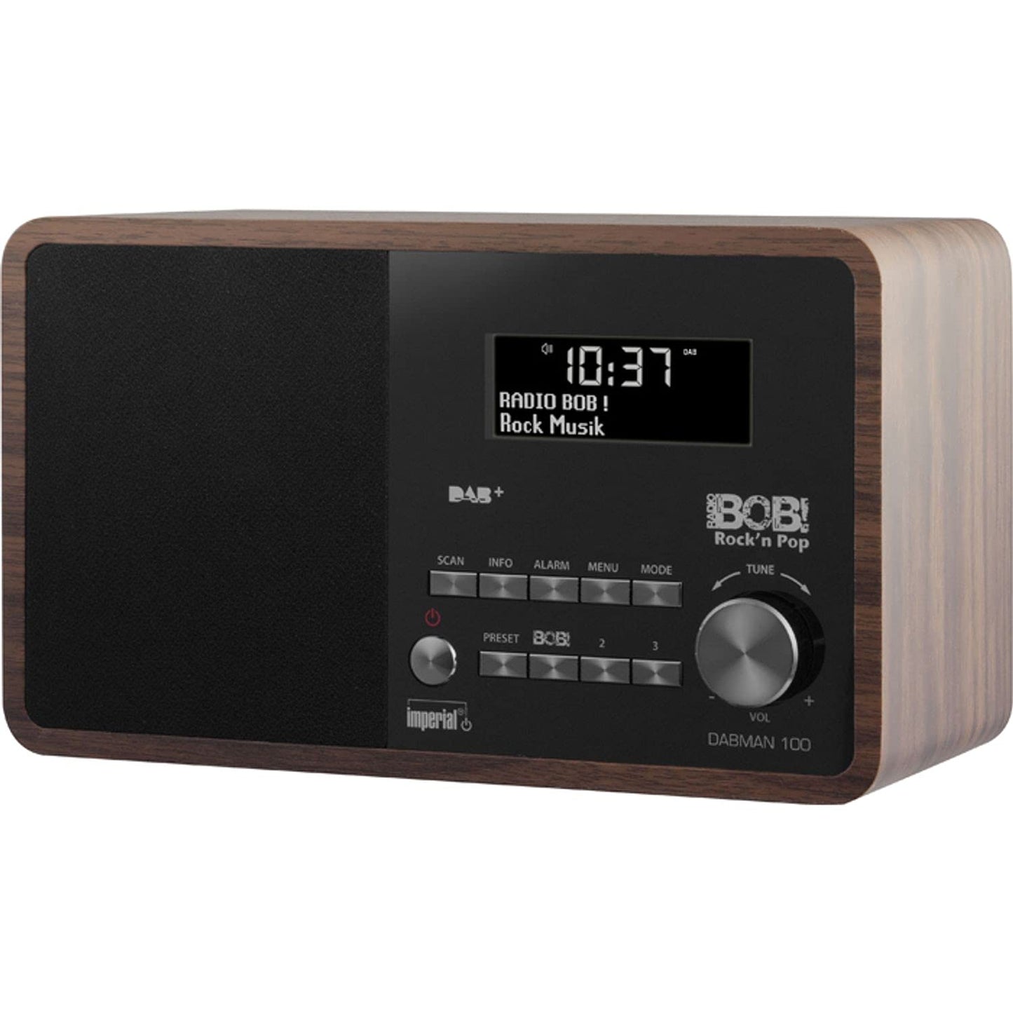 Imperial DABMAN 100 BOB! Edition Tragbares Digitalradio (tragbar, digital, DAB+,UKW, 7 W, 7,62 cm (3 Zoll), LCD)