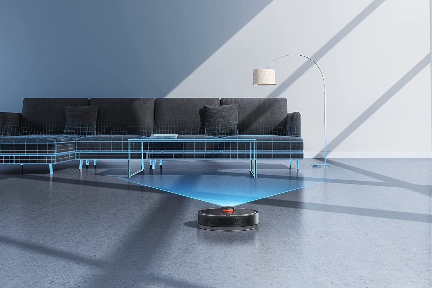 Xiaomi Mi Robot Vacuum-Mop 2 Ultra, Smarter Saugroboter mit Wischfunktion und 3D-Hindernisvermeidung, Smart Home Wischroboter mit Steuerung per App, Alexa & Google Assistant, schwarz