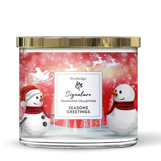 Woodbridge Seasons Greetings Kerze im Glas