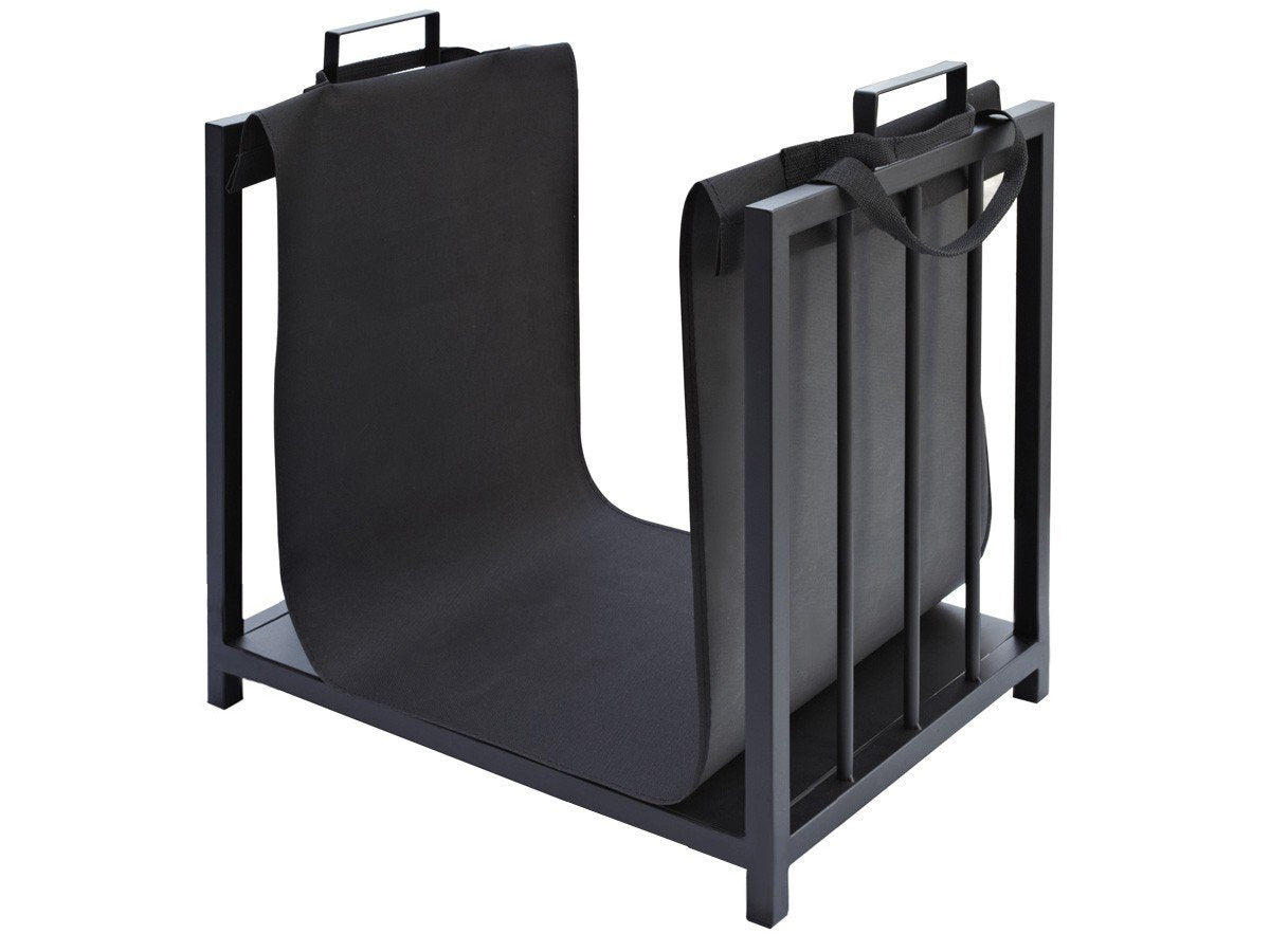 Holzkorb mit Textilüberzug Kaminofen Elegant Modern Praktisch Einfache Lagerung 4164