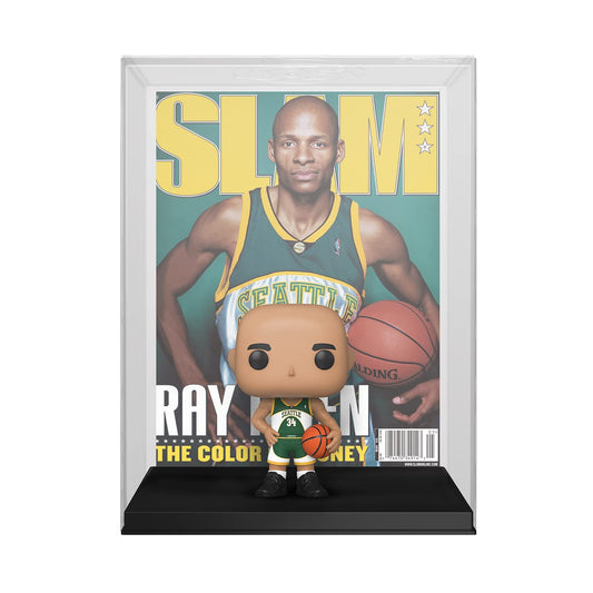 Funko Pop! NBA Cover: SLAM - Ray Allen - NBA + Slam Magazine - Vinyl-Sammelfigur - Geschenkidee - Offizielle Handelswaren - Spielzeug Für Kinder und Erwachsene - Sports Fans - Modellfigur Für Sammler
