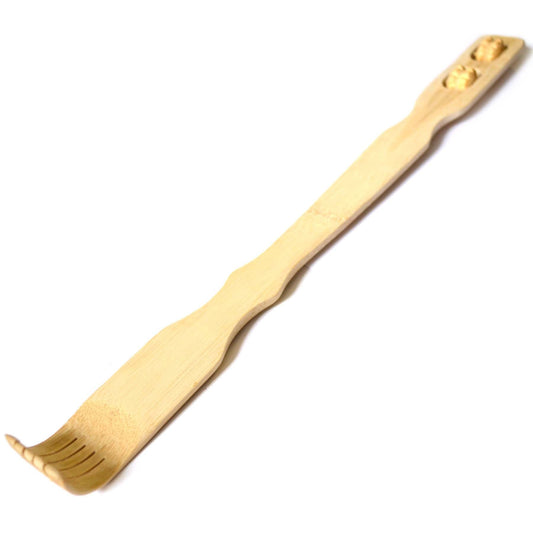 Bambus Holz Rückenkratzer und Körper Massagegerät - Geschenk für Sie und Ihn - perfekte Massage am Rücken, Nacken, Beine oder Fuß