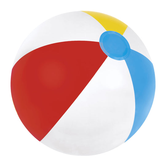 Bestway Wasserball Retro Ø 61 cm - Aufblasbarer Ball für Strand und Garten, Freibad- und Urlaubsspielzeug in stylischem, buntem Retro-Design