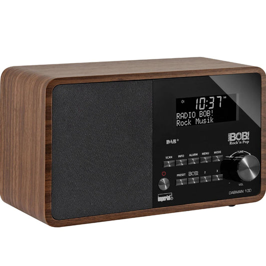 Imperial DABMAN 100 BOB! Edition Tragbares Digitalradio (tragbar, digital, DAB+,UKW, 7 W, 7,62 cm (3 Zoll), LCD)