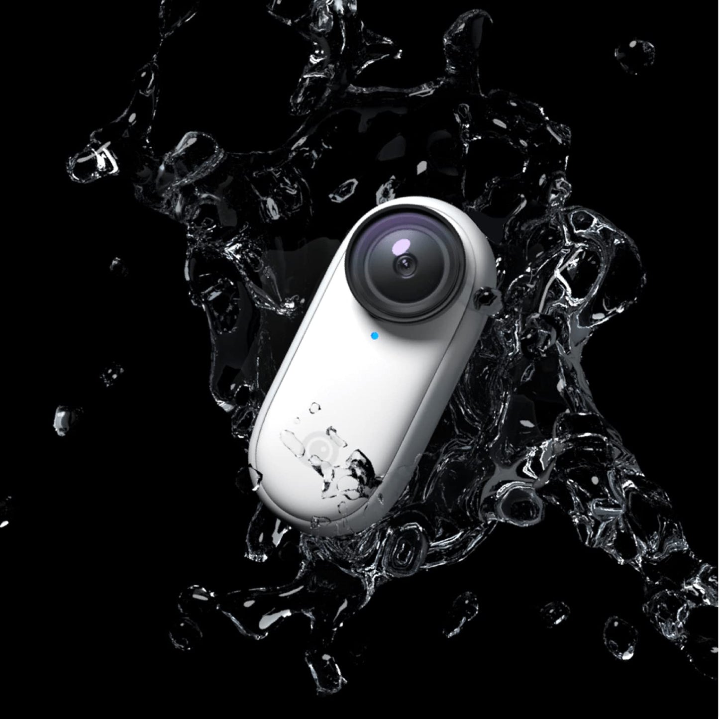 Insta360 GO 2 - Kleine Action-Kamera, wiegt 27 g, wasserdicht, Stabilisierung, POV-Aufnahme, 1/2,3 Zoll Sensor, mit Ladekoffer und tragbarem Kamerazubehör für Reisen, Sport, Vlog