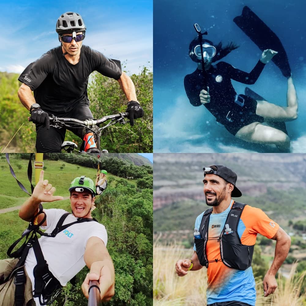 Insta360 GO 2 - Kleine Action-Kamera, wiegt 27 g, wasserdicht, Stabilisierung, POV-Aufnahme, 1/2,3 Zoll Sensor, mit Ladekoffer und tragbarem Kamerazubehör für Reisen, Sport, Vlog