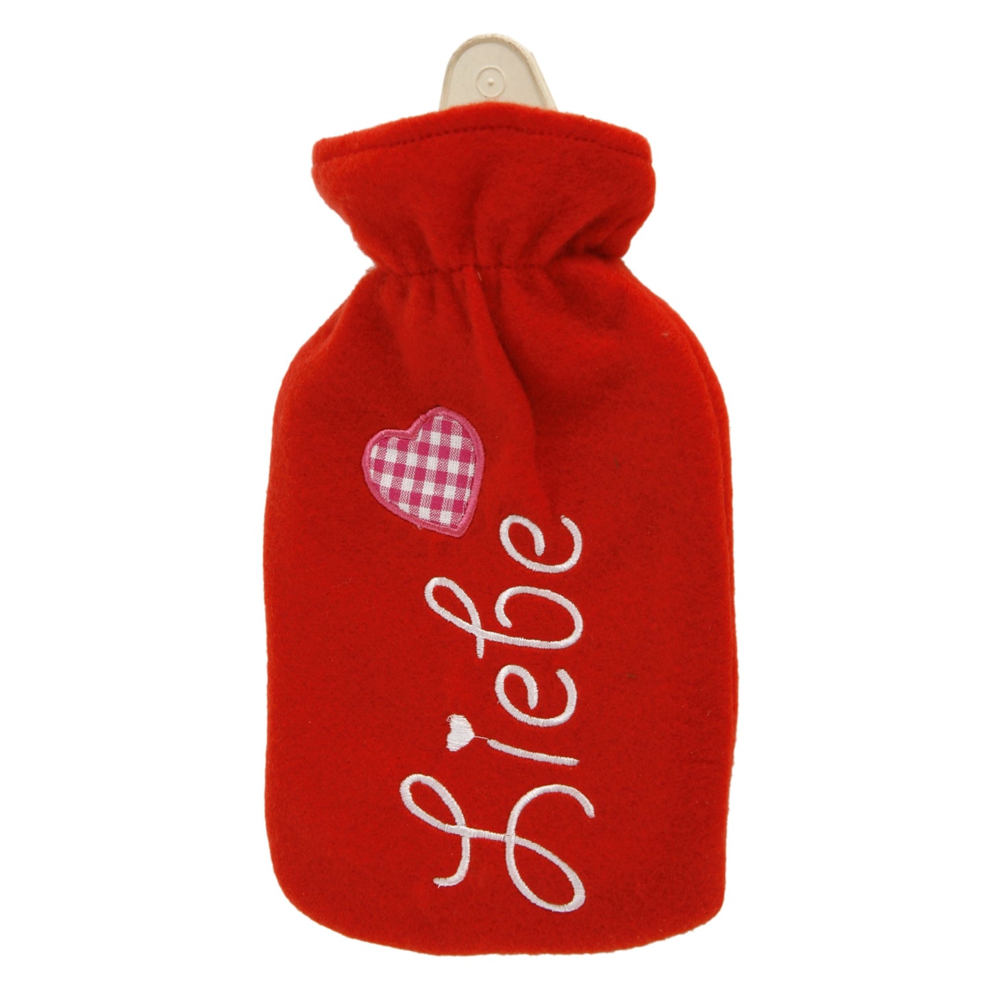 Wärmflasche mit Fleecebezug 2000ml LIEBE 409981