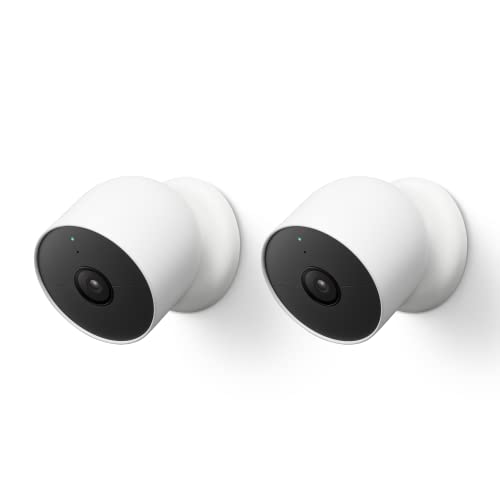 Google Nest Cam-Intelligente Überwachungskamera/Sicherheitskamera,Snow