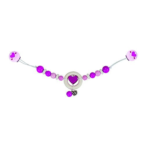 Heimess 736960 Kinderwagenkette Herz mit Clips