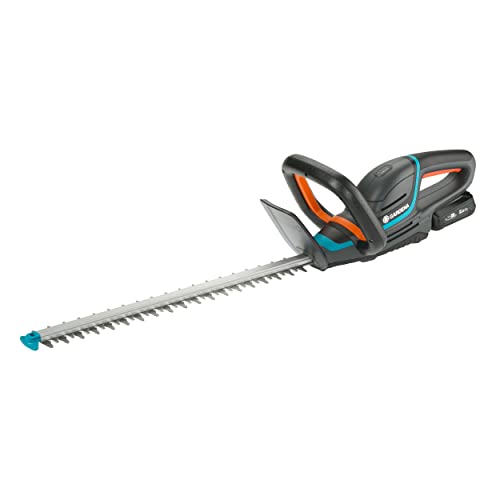 Gardena Akku-Heckenschere ComfortCut 50/18V-P4A Ready-To-Use Set: Heckenschneider mit ergonomischem Griff und Anschlagschutz, geringes Gewicht für bessere Handhabung, inkl. 18V P4A Akku (14730-20)