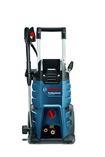 Bosch Lawn and Garden Professional Hochdruckreiniger GHP 5-75 (max. Druck 185 bar, 2.600 Watt, inkl. Bosch-Pistole, Rotordüse, verstellbare 3-in-1-Lanze) 0600910700 Schwarz/Blau
