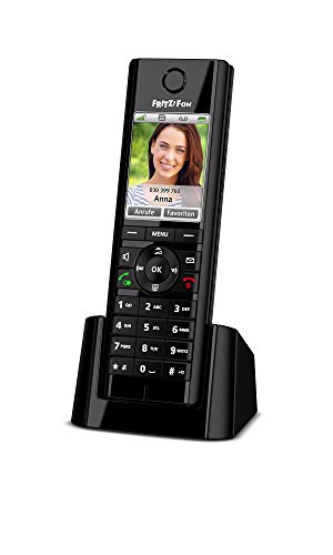 AVM FRITZ!Fon C5 DECT-Komforttelefon für FRITZ!Box (hochwertiges Farbdisplay, HD-Telefonie, Internet-/Komfortdienste, Steuerung FRITZ!Box-Funktionen)
