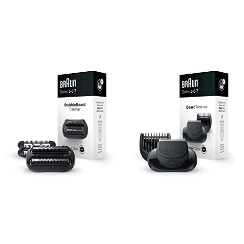 Braun EasyClick 3-Tage-Bart-Trimmeraufsatz für Rasierer Herren, kompatibel mit Series