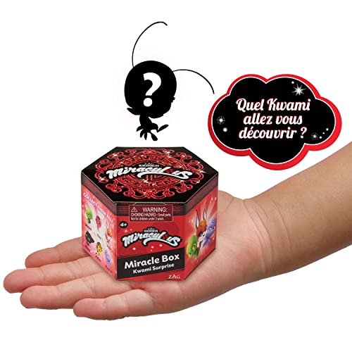 Bandai - Miraculous - Kwami Überraschungsbox - Kwami Minifigur zum Sammeln in Seiner Miracle Box - Zufällig ausgewähltes Modell - P50500