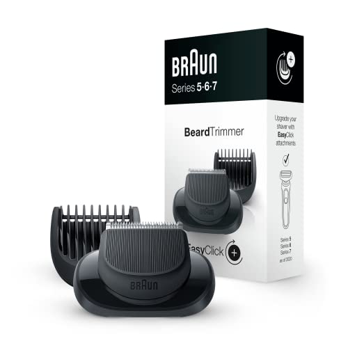Braun EasyClick 3-Tage-Bart-Trimmeraufsatz für Rasierer Herren, kompatibel mit Series