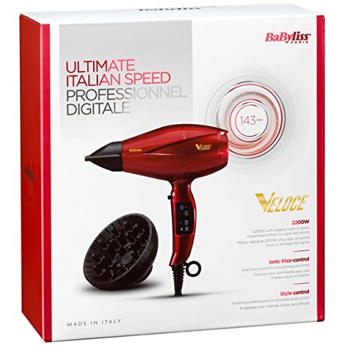 BaByliss 6750DE Haartrockner Rot