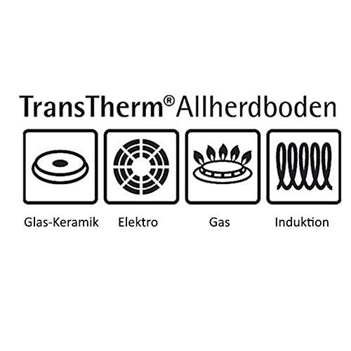 WMF Quality One Topfset Induktion 5-teilig, Kochtopf Set mit Glasdeckel, Cromargan Edelstahl poliert, Induktions Töpfe Set unbeschichtet, Dampföffnung