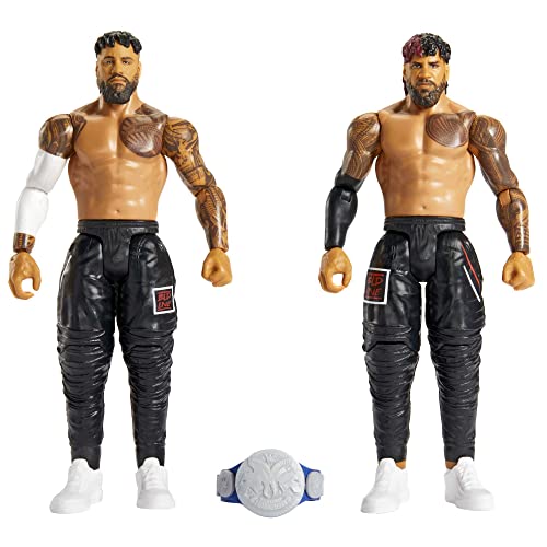 WWE HLL75 - WWE Championship Showdown Actionfiguren im 2er-Pack Big E vs Bobby Lashley, ca. 15 cm, Friday Night Smackdown Battle Pack für Kinder ab 6 Jahren