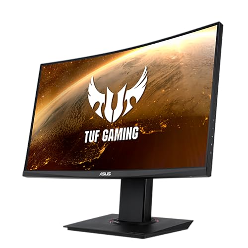 ASUS TUF Gaming | 24 Zoll Full HD Curved Monitor 165 Hz 1ms MPRT FreeSync Premium VA Panel 16:9 1920x1080 DisplayPort HDMI