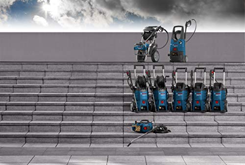 Bosch Lawn and Garden Professional Hochdruckreiniger GHP 5-75 (max. Druck 185 bar, 2.600 Watt, inkl. Bosch-Pistole, Rotordüse, verstellbare 3-in-1-Lanze) 0600910700 Schwarz/Blau