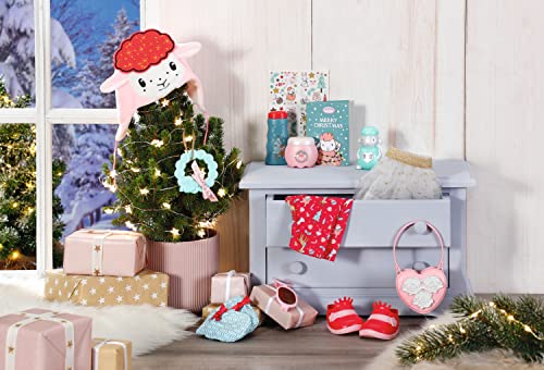 Zapf Creation 705445 Baby Annabell Advent Calendar - Puppenadventskalender mit 24 Überaschungen bestehend aus Kleidungsstücken und Accessoires für Baby Annabell