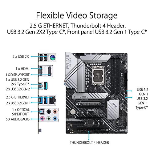 ASUS Prime Z790-P WiFi Gaming Mainboard Sockel Intel LGA1700