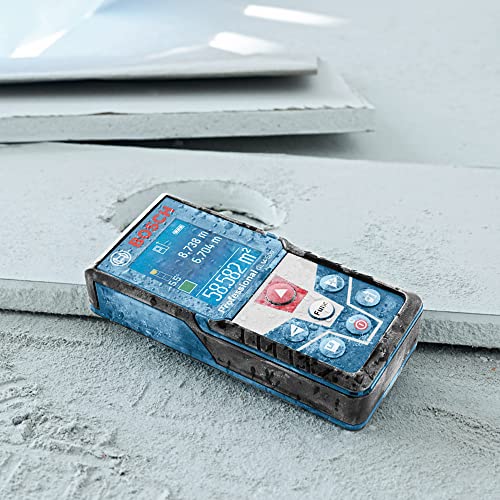 Bosch Professional Laser Entfernungsmesser GLM 500 (Arbeitsbereich: 0,05–50 m, Neigungswinkel: 0–360°, Messgenauigkeit: +/- 1,5 mm, 2 Batterien, AAA, in Kartonschachtel)