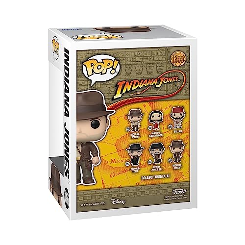 Funko Pop! Movies: ROTLA - Indiana Jones mit Jacket - Raiders of The Lost Ark - Vinyl-Sammelfigur - Geschenkidee - Offizielle Handelswaren - Spielzeug Für Kinder und Erwachsene - Movies Fans