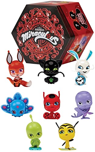 Bandai - Miraculous - Kwami Überraschungsbox - Kwami Minifigur zum Sammeln in Seiner Miracle Box - Zufällig ausgewähltes Modell - P50500