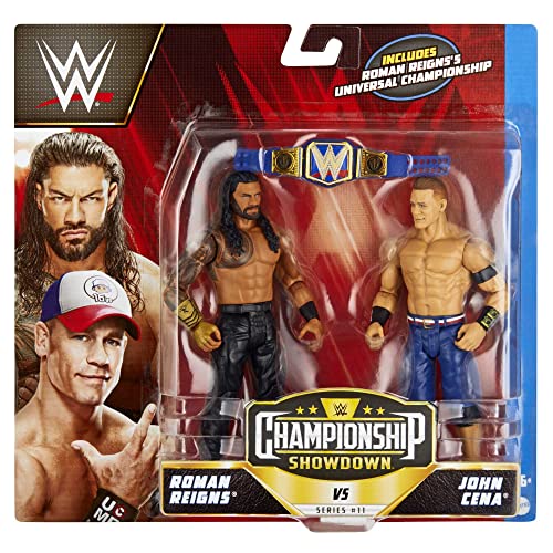 WWE HLL75 - WWE Championship Showdown Actionfiguren im 2er-Pack Big E vs Bobby Lashley, ca. 15 cm, Friday Night Smackdown Battle Pack für Kinder ab 6 Jahren