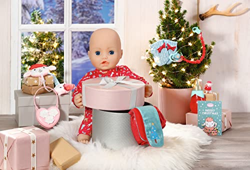 Zapf Creation 705445 Baby Annabell Advent Calendar - Puppenadventskalender mit 24 Überaschungen bestehend aus Kleidungsstücken und Accessoires für Baby Annabell