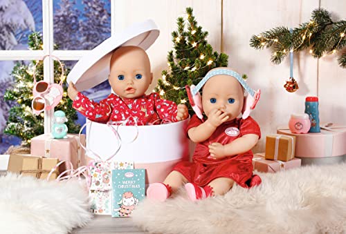 Zapf Creation 705445 Baby Annabell Advent Calendar - Puppenadventskalender mit 24 Überaschungen bestehend aus Kleidungsstücken und Accessoires für Baby Annabell